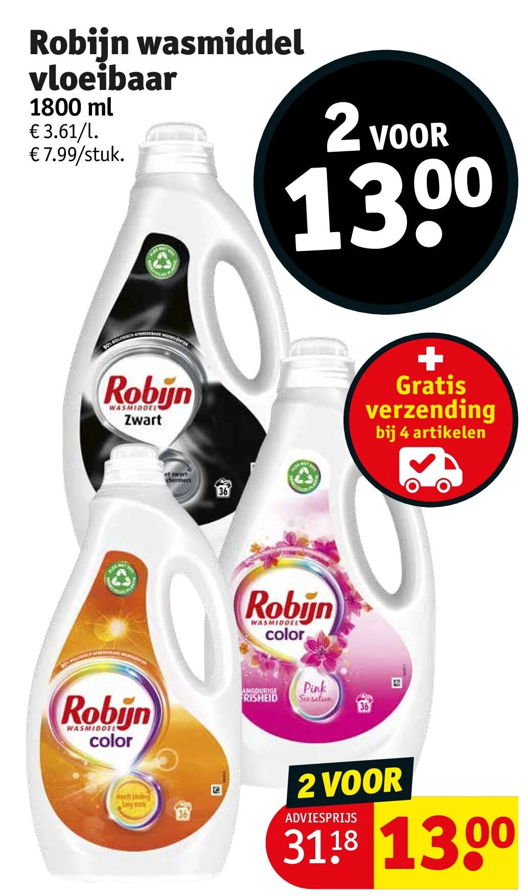 Robijn wasmiddel vloeibaar