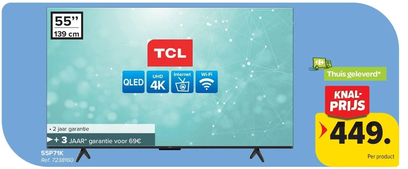 TCL 55P71K 4K TV