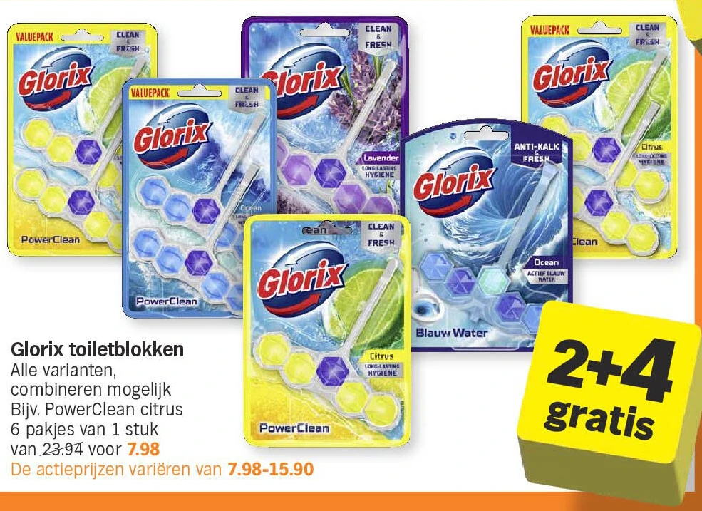 Glorix toiletblokken