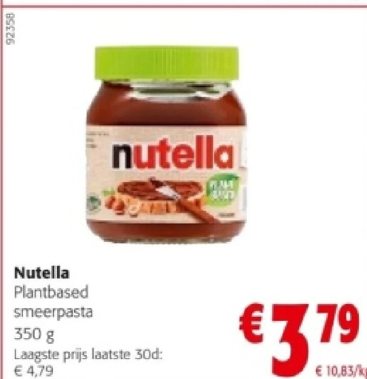 Nutella Plantbased smeerpasta 350 g