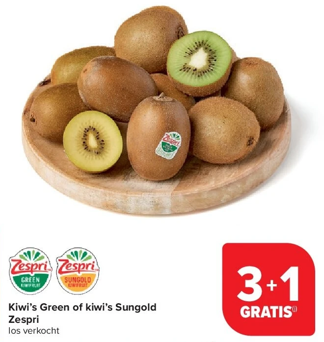 Kiwi’s Green of kiwi’s Sungold Zespri
