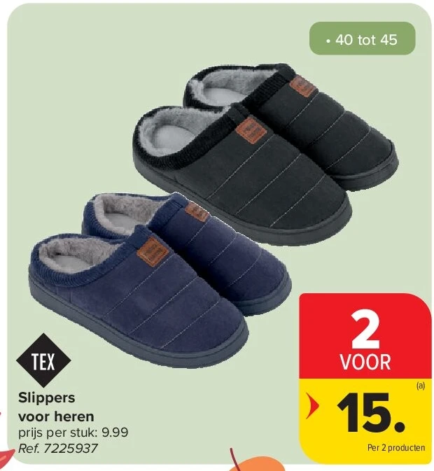 Slippers voor heren