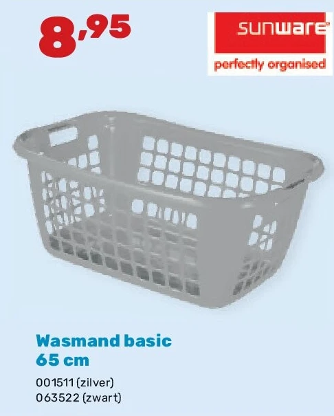 Wasmand basic 65 cm