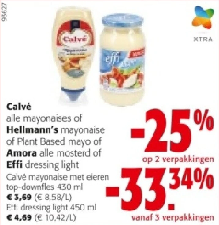 Calvé mayonaise met eieren top-downfles 430 ml