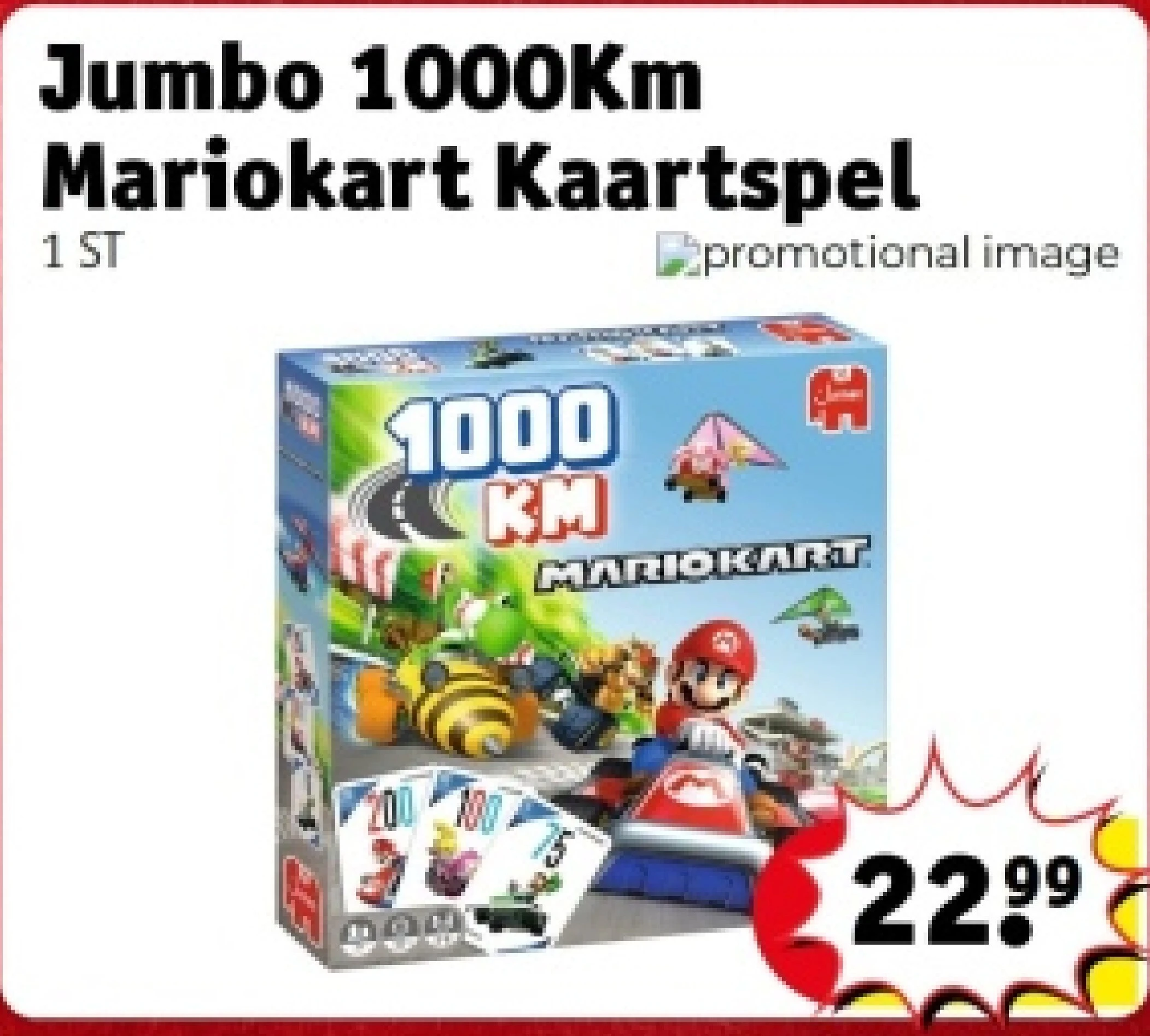 Jumbo 1000Km Mariokart Kaartspel