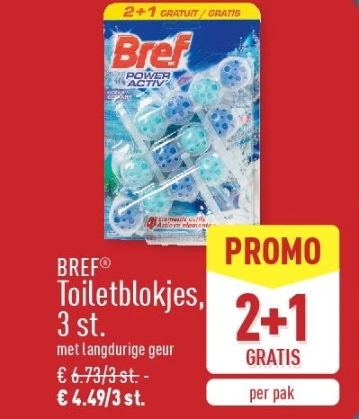 Toiletblokjes, 3st.