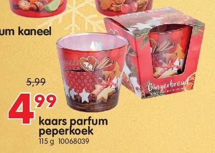 kaars parfum peperkoek