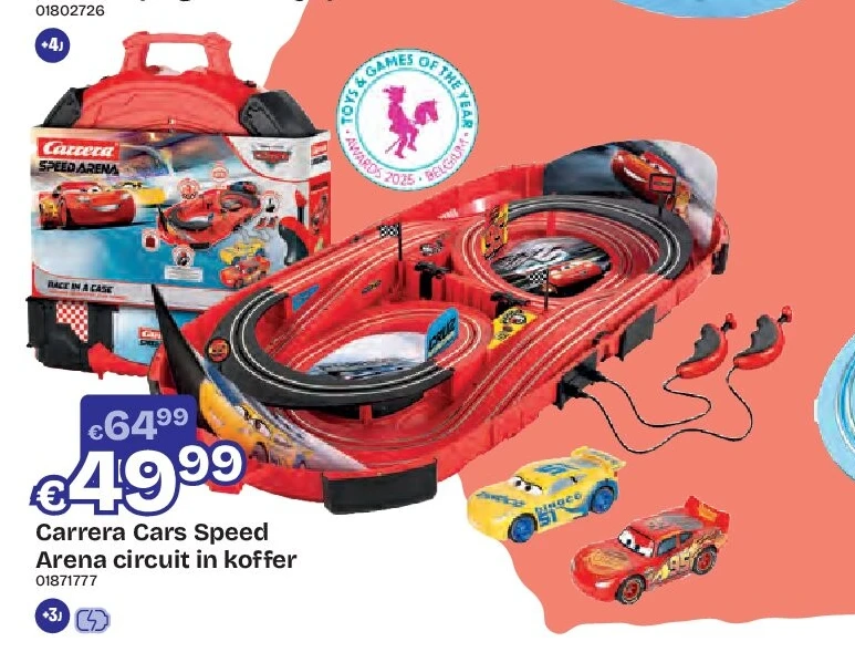 Carrera Cars Speed Arena circuit in koffer