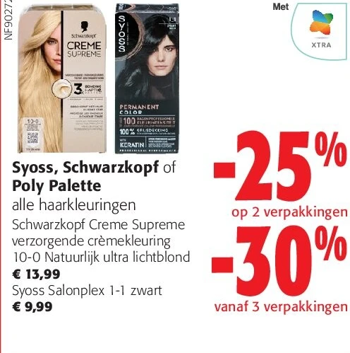Syoss, Schwarzkopf of Poly Palette