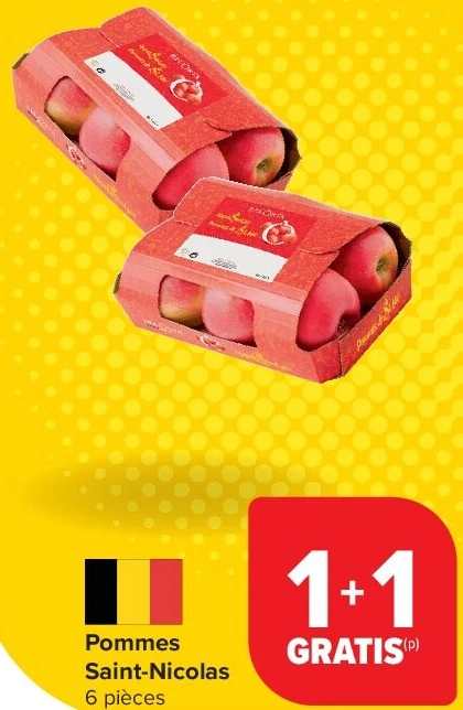 Pommes Saint-Nicolas 6 pièces