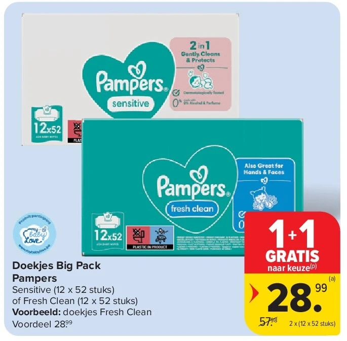 Doekjes Big Pack Pampers