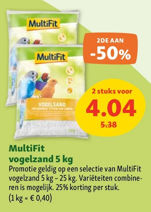 MultiFit vogelzand 5 kg