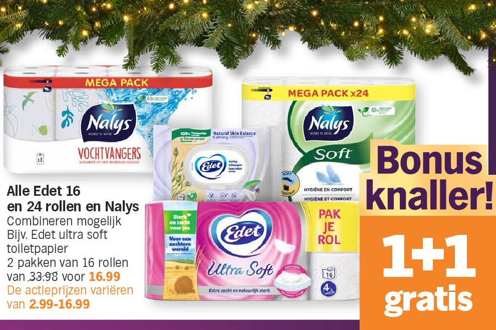 Alle Edet 16 en 24 rollen en Nalys