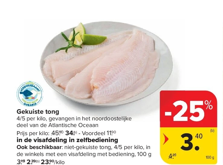 Gekuiste tong
