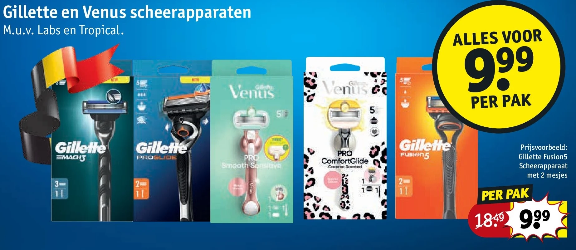 Gillette Fusion5 Scheerapparaat met 2 mesjes