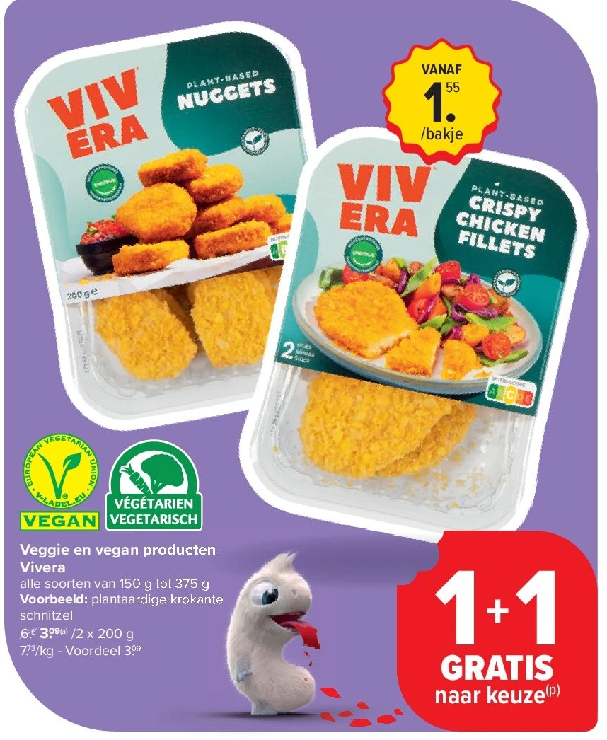 Veggie en vegan producten Vivera