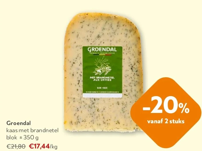 Groendal kaas met brandnetel