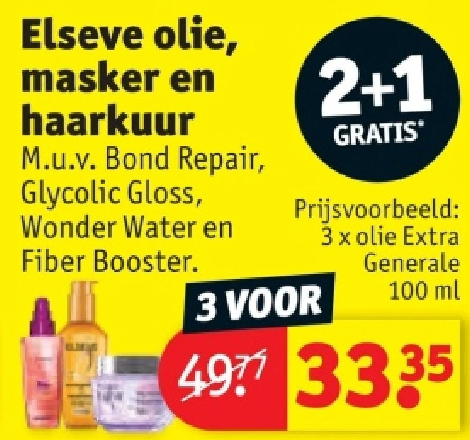 Elseve olie, masker en haarkuur