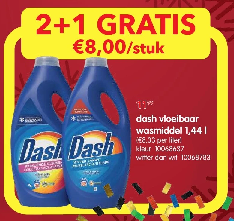 dash vloeibaar wasmiddel 1,44 l