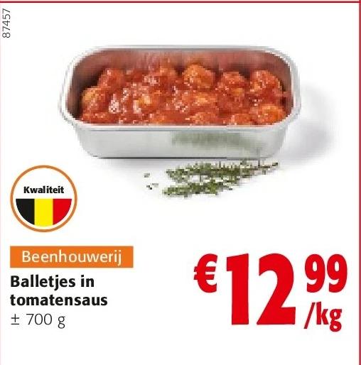 Balletjes in tomatensaus