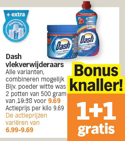 Dash vlekverwijderaars