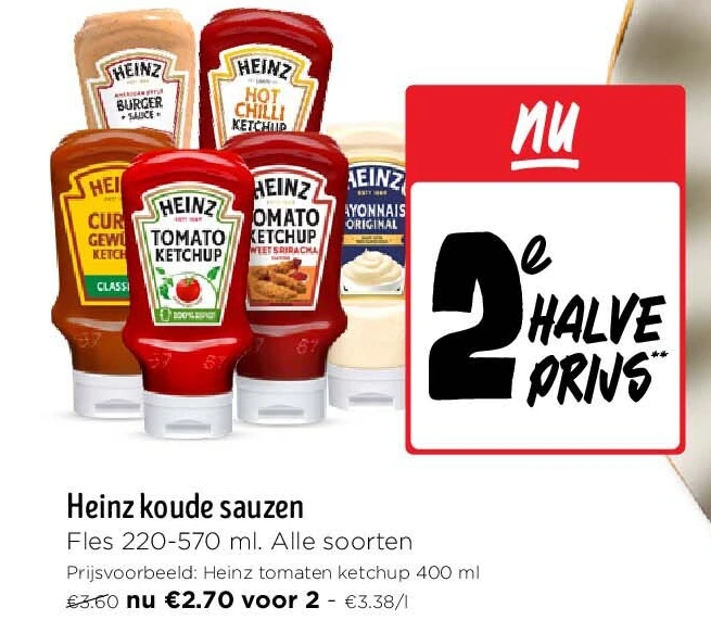 Heinz koude sauzen