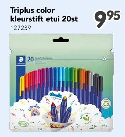 Triplus color kleurstift etui 20st