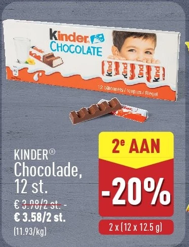 Chocolade, 12st.