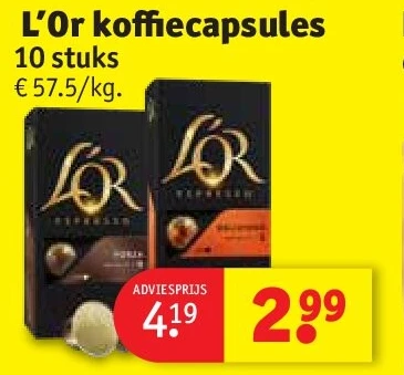 L’Or koffiecapsules
