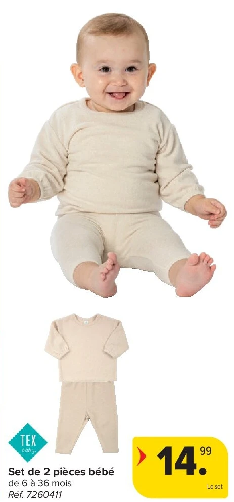 Set de 2 pièces bébé