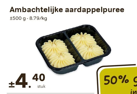 Ambachtelijke aardappelpuree