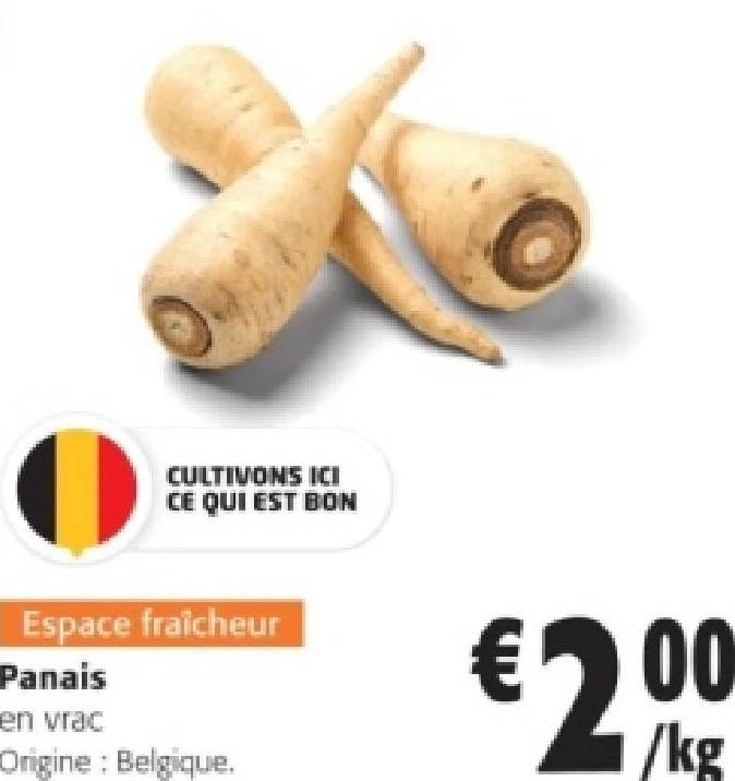 Panais en vrac