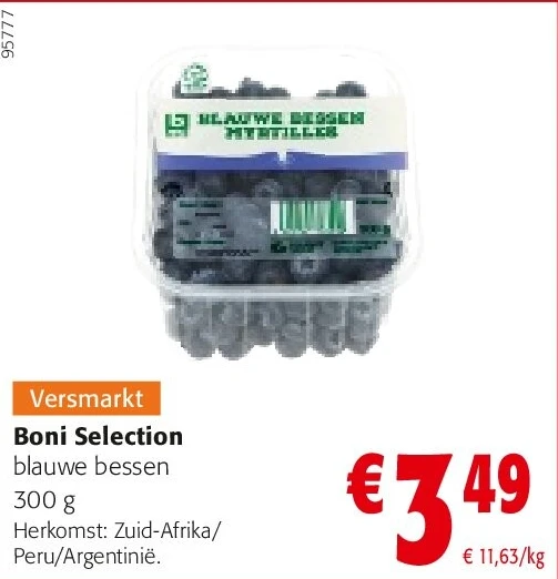 Boni Selection blauwe bessen 300 g