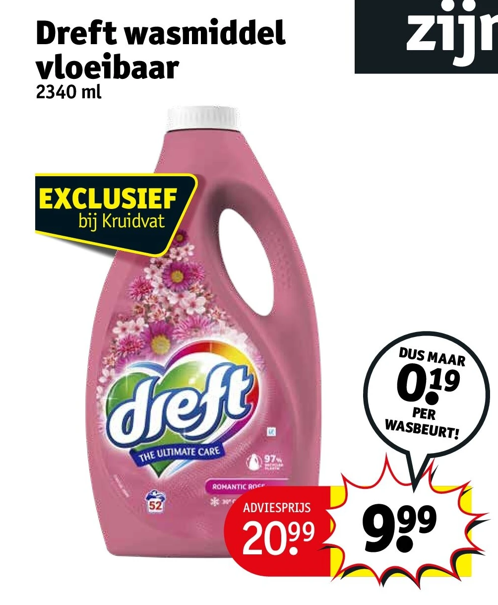 Dreft wasmiddel vloeibaar