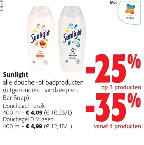 Douchegel Perzik 400 ml