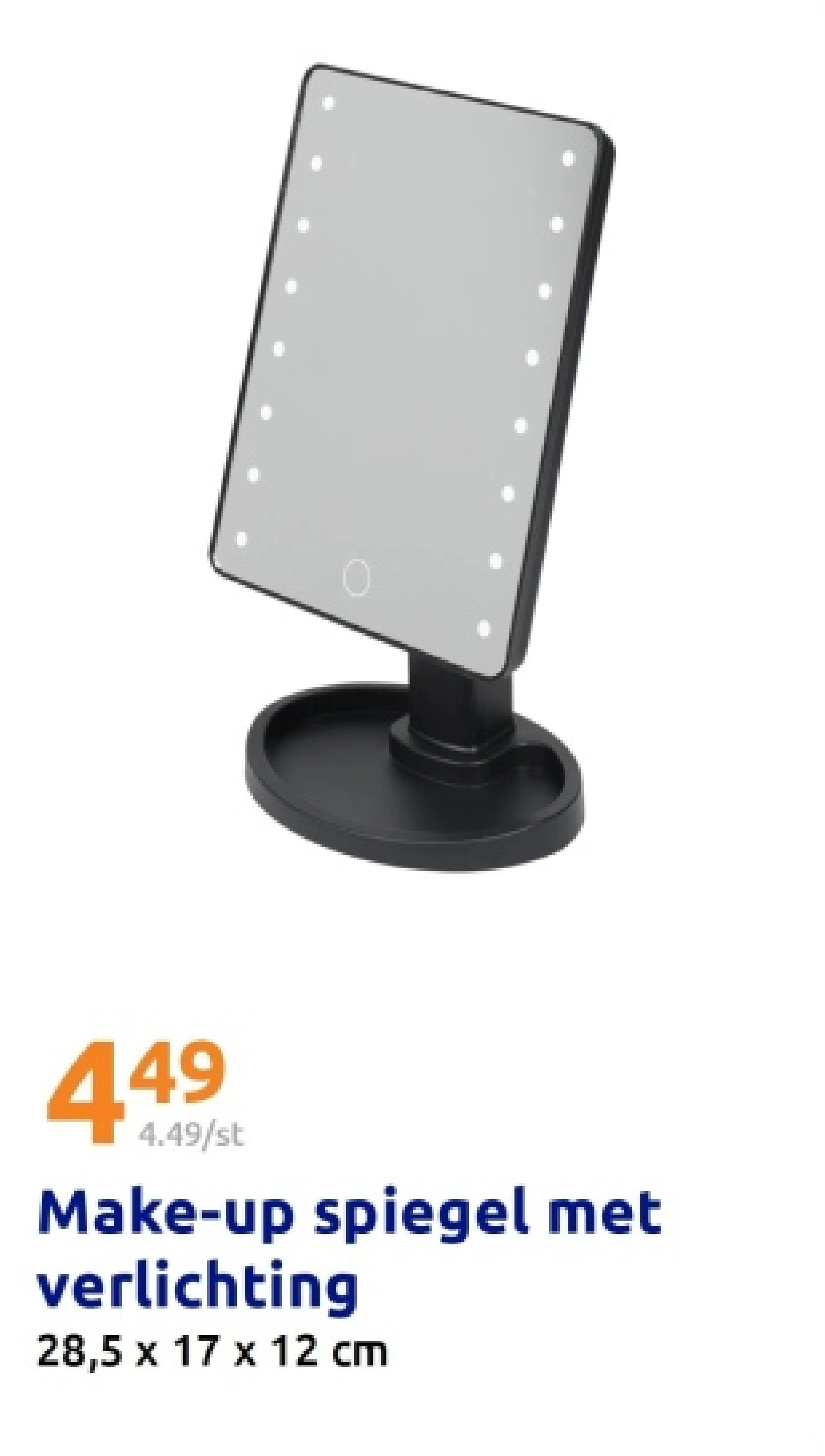 Make-up spiegel met verlichting