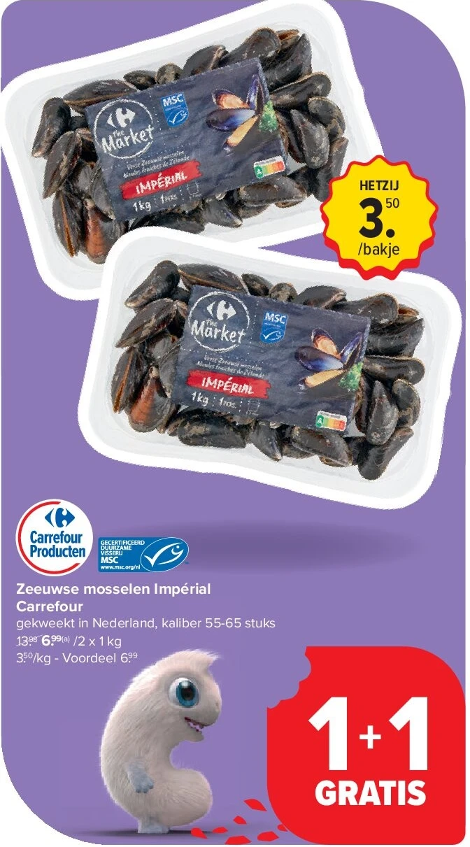 Zeeuwse mosselen Impérial Carrefour