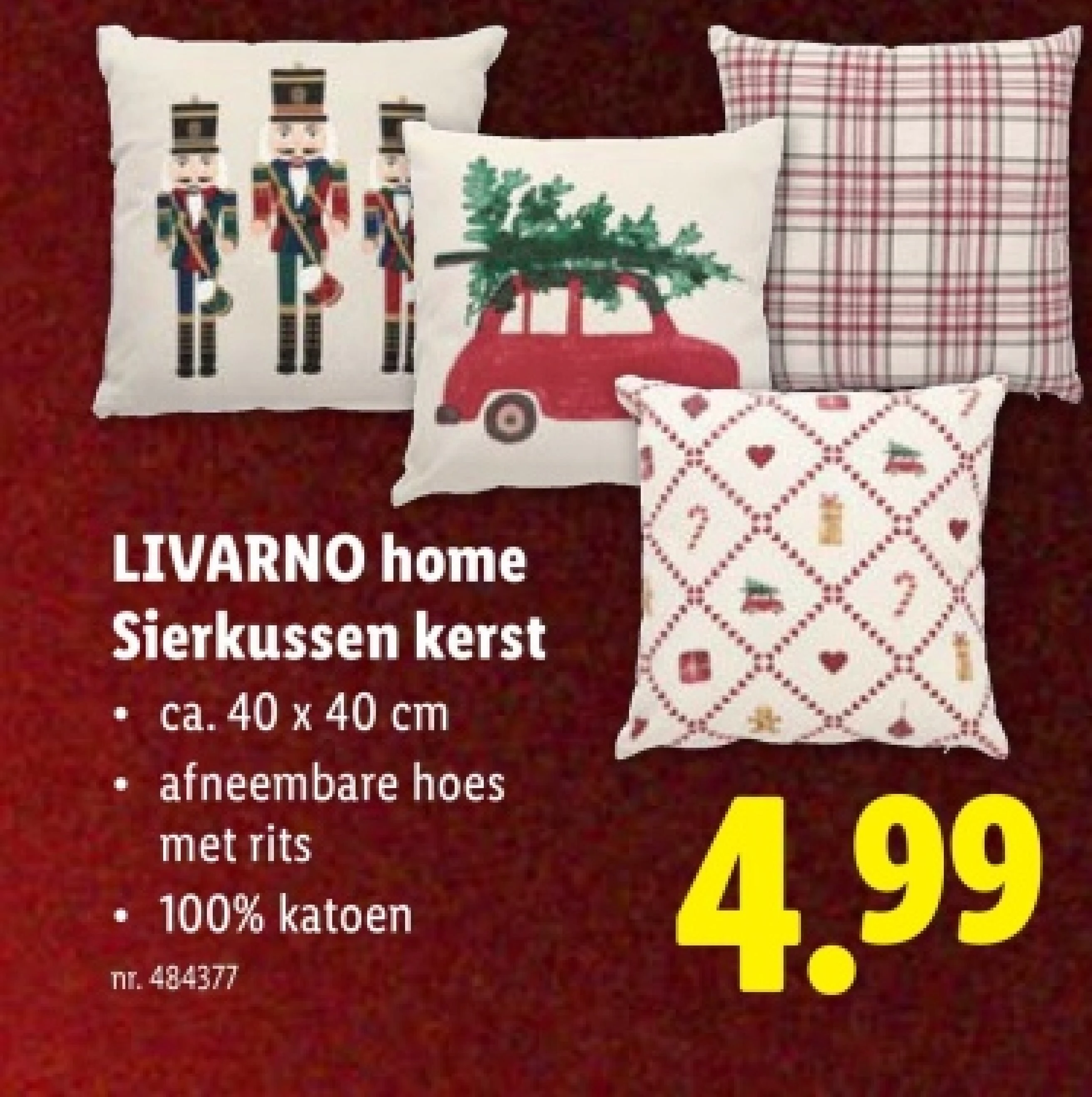 Sierkussen kerst