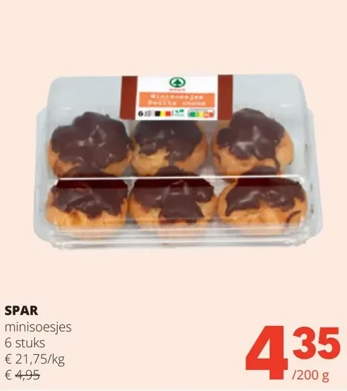 SPAR minisoesjes 6 stuks