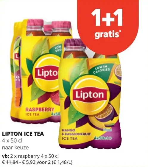 LIPTON ICE TEA raspberry 4 x 50 cl