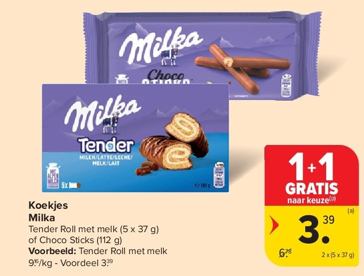Koekjes Milka