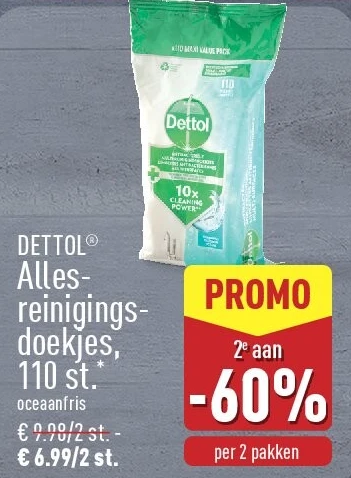 Alles­ reinigings­ doekjes, 110st.