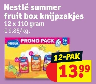 Nestlé summer fruit box knijpzakjes