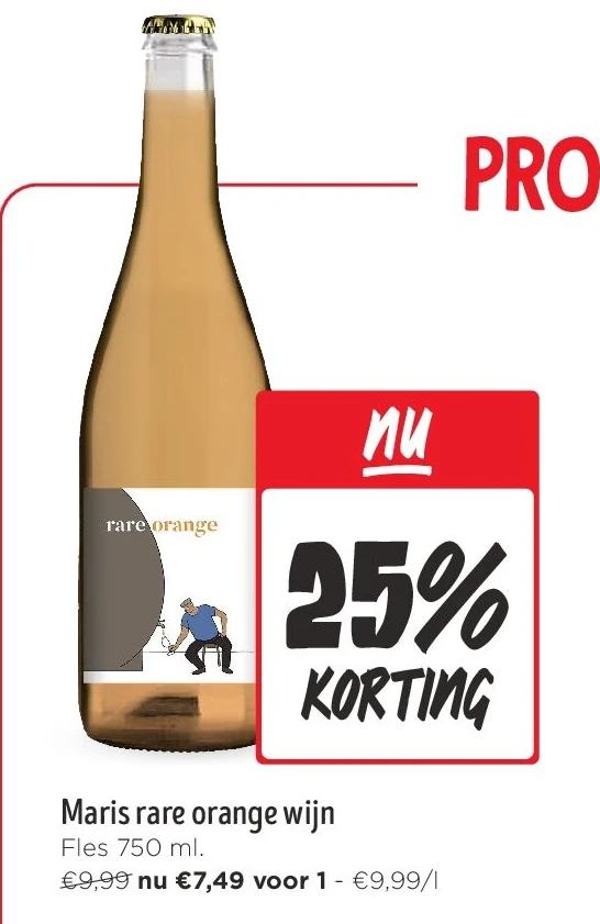 Maris rare orange wijn