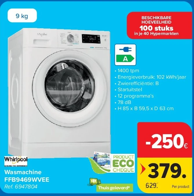 Wasmachine FFB9469WVEE