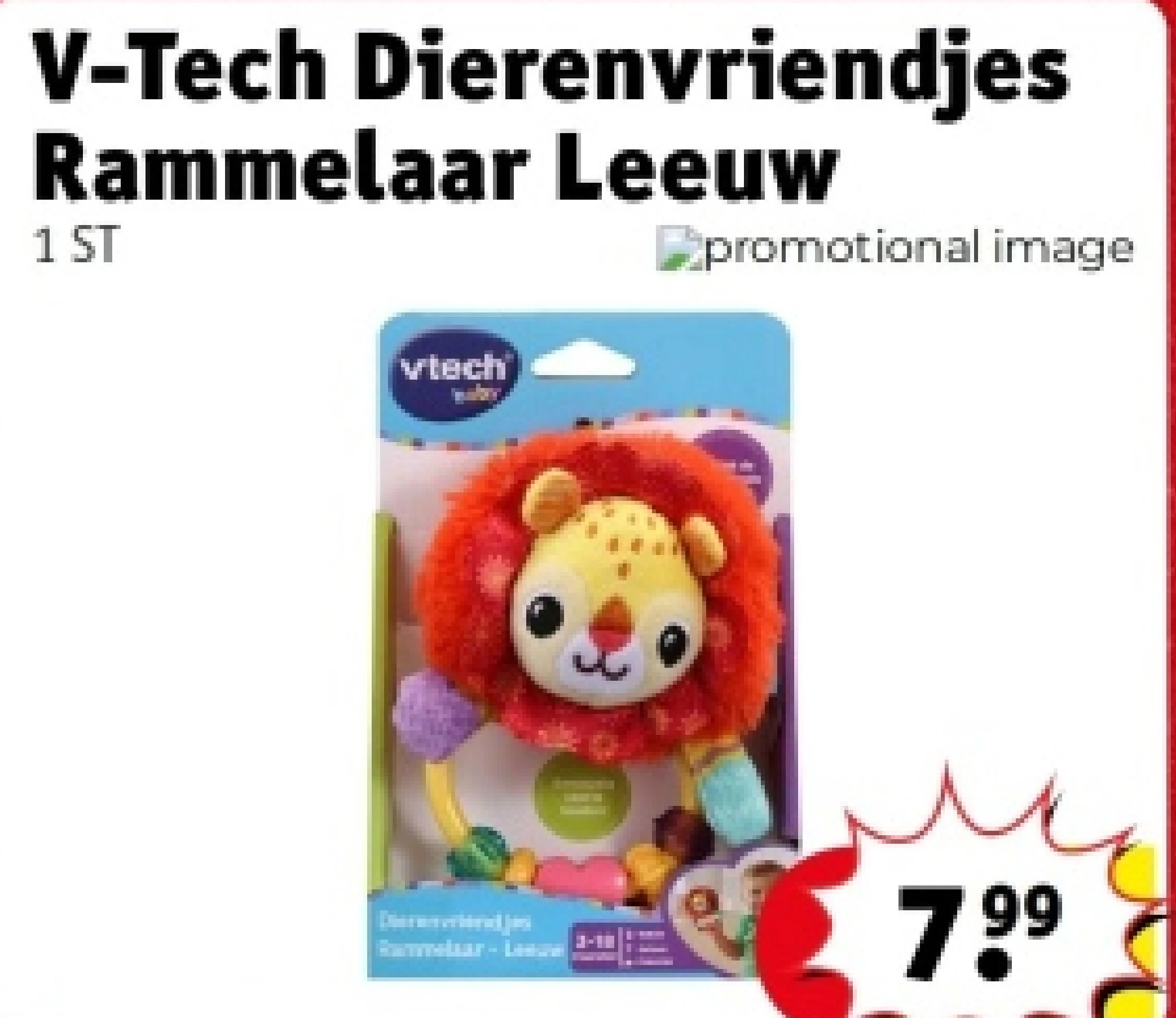 V-Tech Dierenvriendjes Rammelaar Leeuw