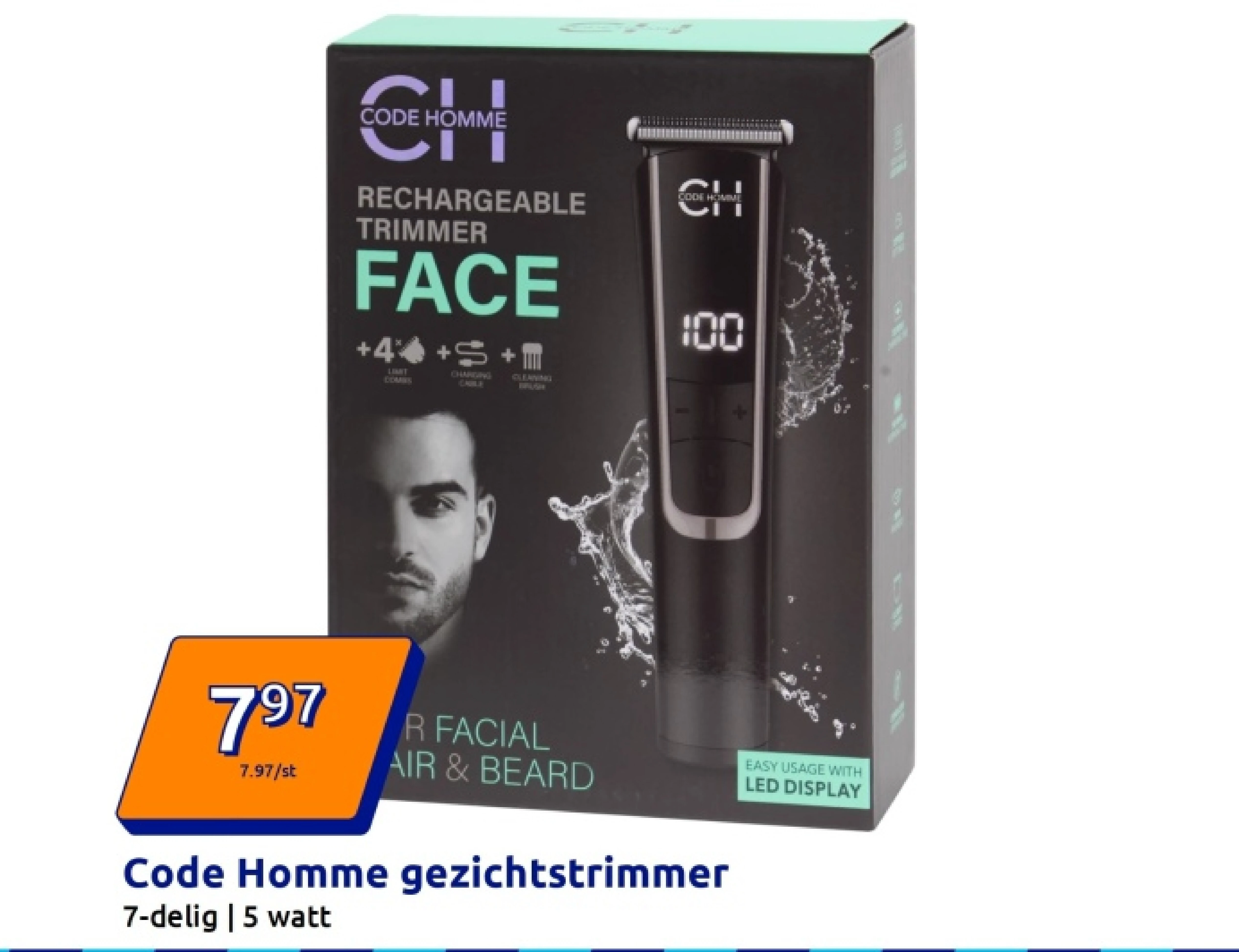 Code Homme gezichtstrimmer