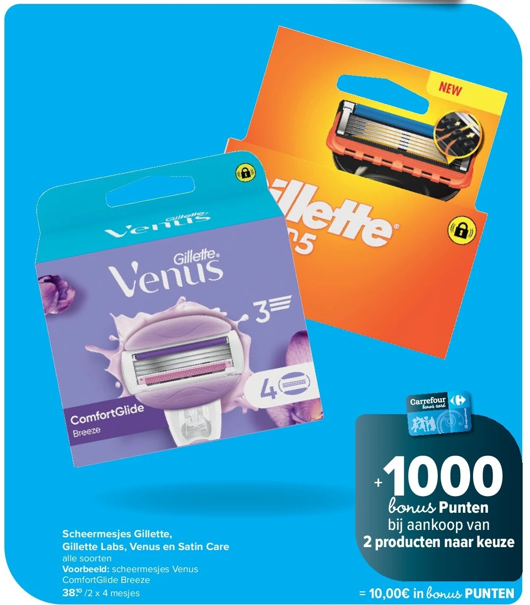 Scheermesjes Gillette, Gillette Labs, Venus en Satin Care