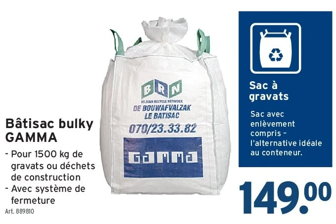 Bâtisac bulky GAMMA