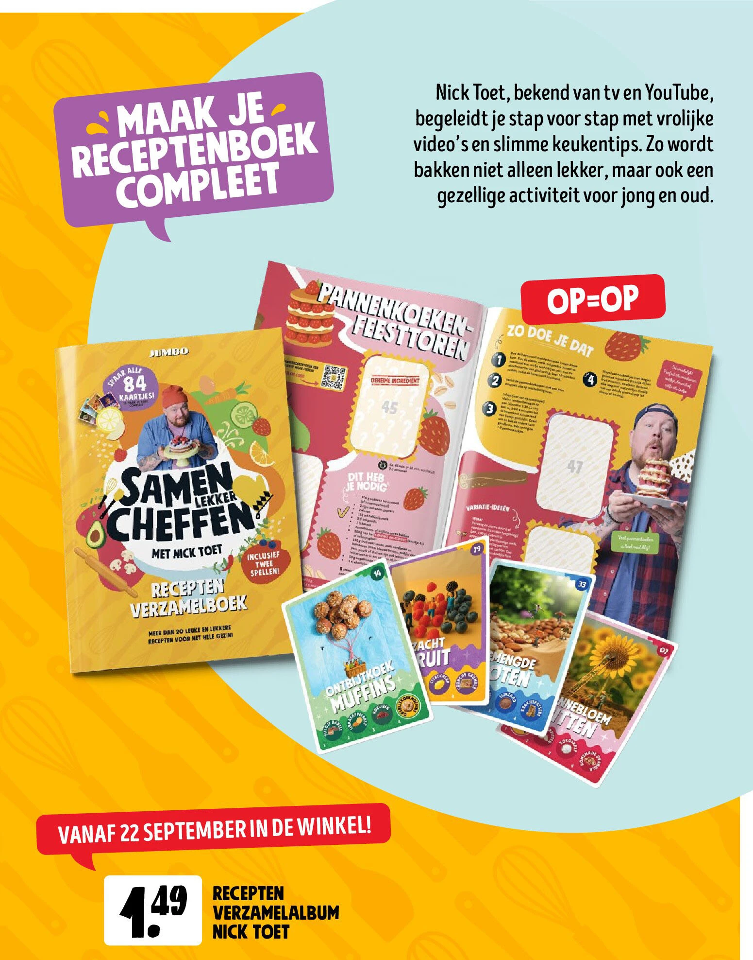 Recepten verzamelalbum Nick Toet